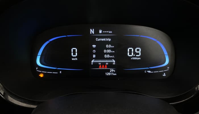 2024 Hyundai EXTER SX(O) CONNECT 1.2 AMT, Petrol, Automatic, 12,511 km, Odometer Image