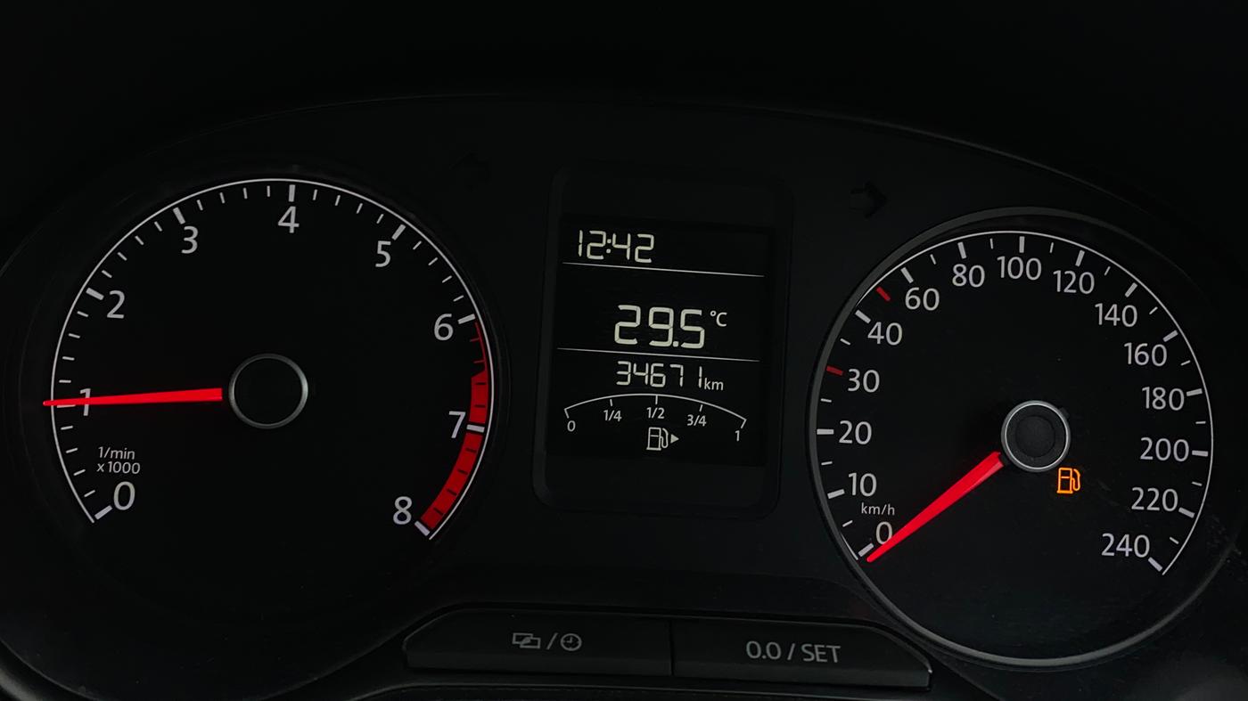 2020 Volkswagen Polo TRENDLINE 1.0L, Petrol, Manual, 34,663 km, Odometer Image