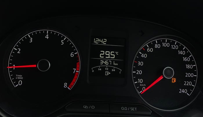 2020 Volkswagen Polo TRENDLINE 1.0L, Petrol, Manual, 34,663 km, Odometer Image