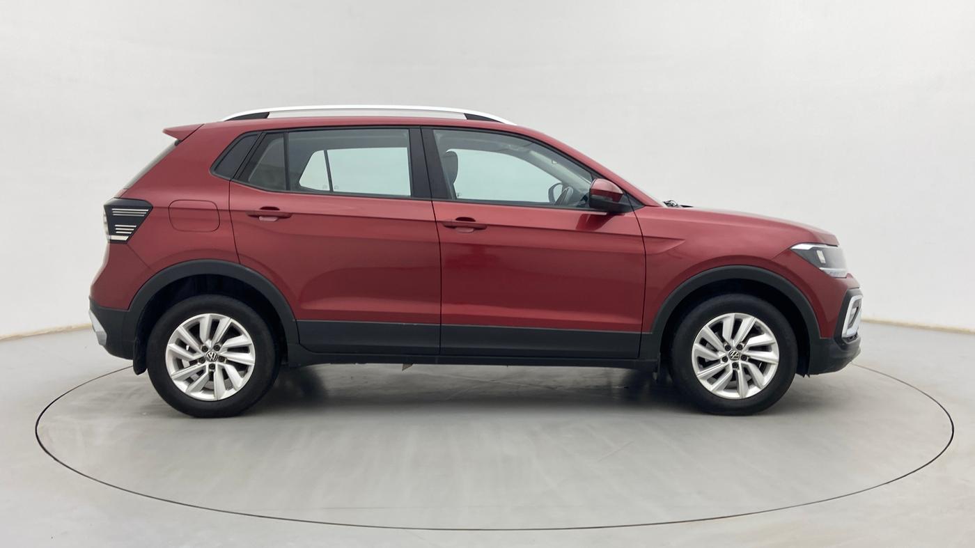 2021 Volkswagen TAIGUN HIGHLINE 1.0 TSI AT, Petrol, Automatic, 39,373 km, Right Side View