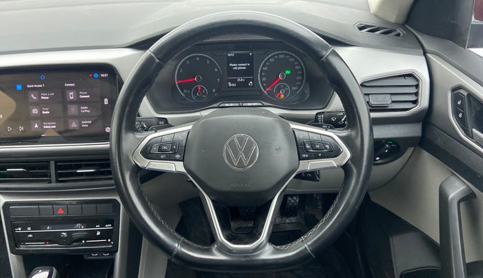 2021 Volkswagen TAIGUN HIGHLINE 1.0 TSI AT, Petrol, Automatic, 39,373 km, Steering Wheel Close Up