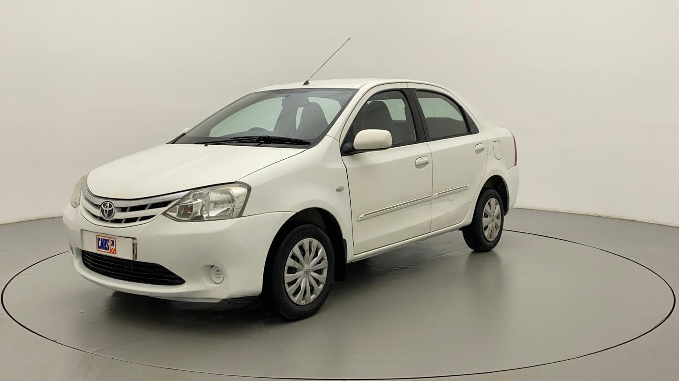 2011 Toyota Etios G, Petrol, Manual, 66,378 km, Left Front Diagonal