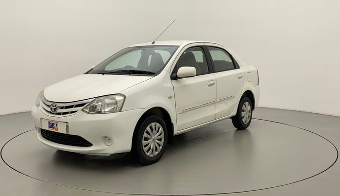 2011 Toyota Etios G, Petrol, Manual, 66,378 km, Left Front Diagonal
