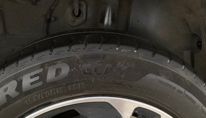 2023 Tata ALTROZ XZ CNG, CNG, Manual, 52,836 km, Left Rear Tyre Tread