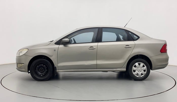 2012 Skoda Rapid AMBITION 1.6 TDI CR MT, Diesel, Manual, 1,02,250 km, Left Side