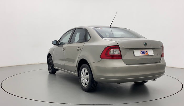 2012 Skoda Rapid AMBITION 1.6 TDI CR MT, Diesel, Manual, 1,02,250 km, Left Back Diagonal