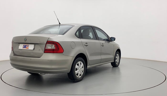 2012 Skoda Rapid AMBITION 1.6 TDI CR MT, Diesel, Manual, 1,02,250 km, Right Back Diagonal