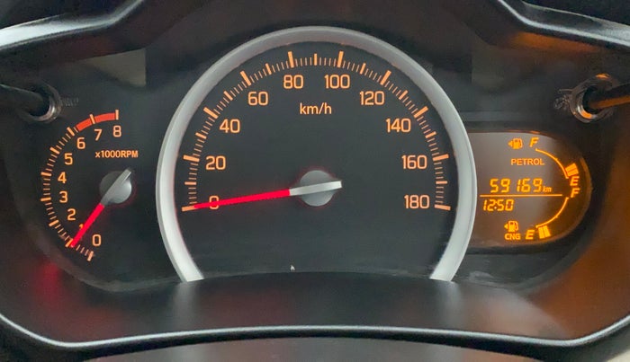 2020 Maruti Celerio VXI CNG, CNG, Manual, 59,337 km, Odometer Image