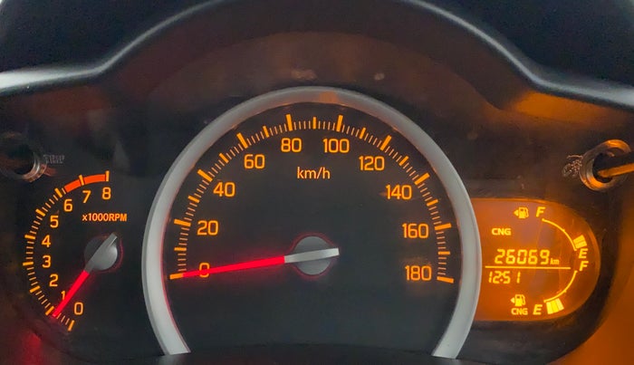 2018 Maruti Celerio VXI CNG D, CNG, Manual, 26,131 km, Odometer Image
