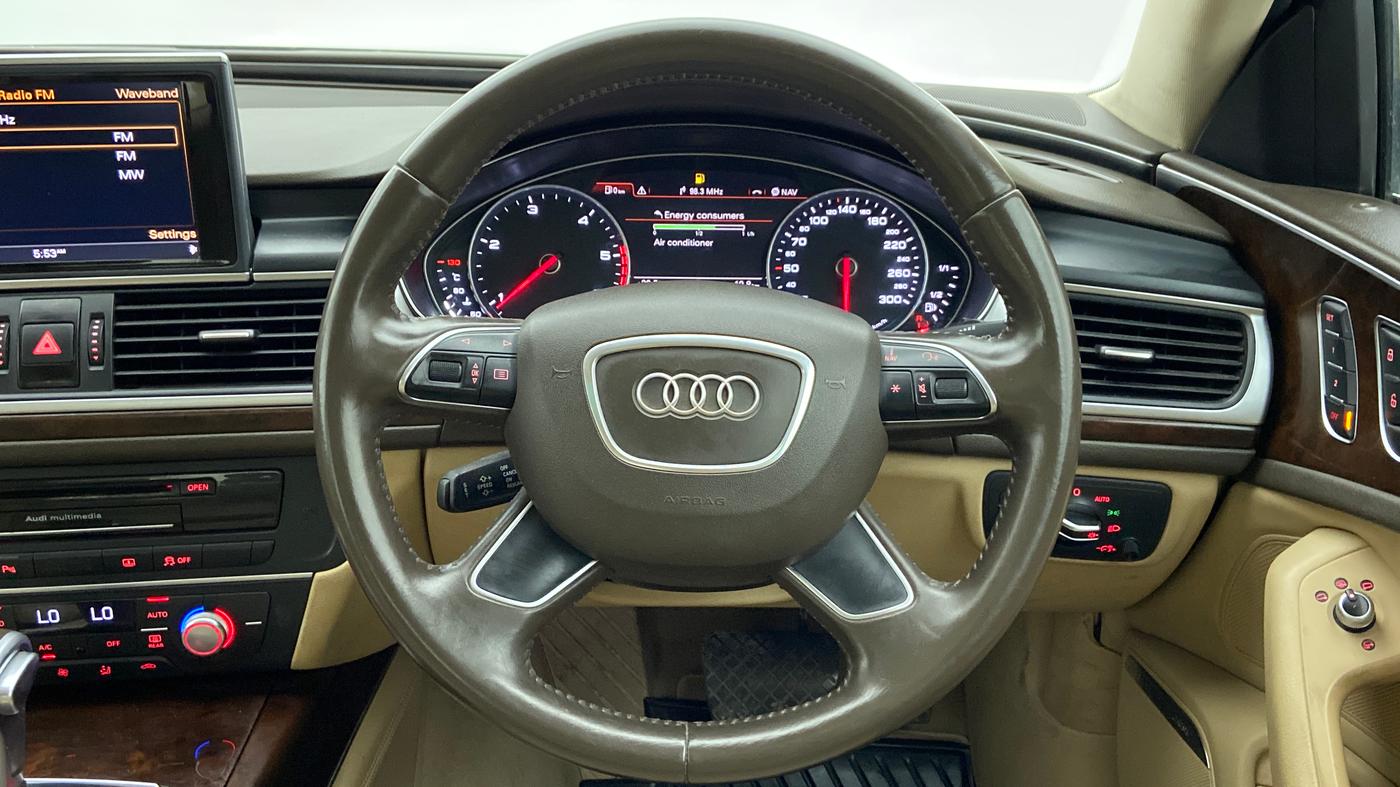 2014 Audi A6 35 TDI S LINE, Diesel, Automatic, 32,586 km, Steering Wheel Close Up