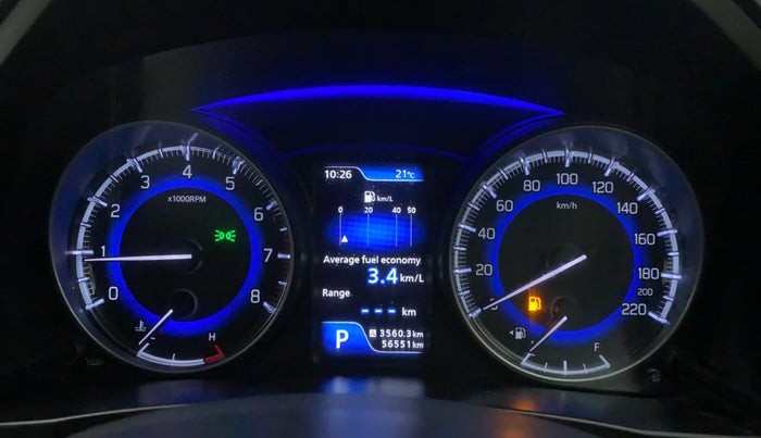 2018 Maruti Baleno ALPHA CVT PETROL 1.2, Petrol, Automatic, 56,905 km, Odometer Image