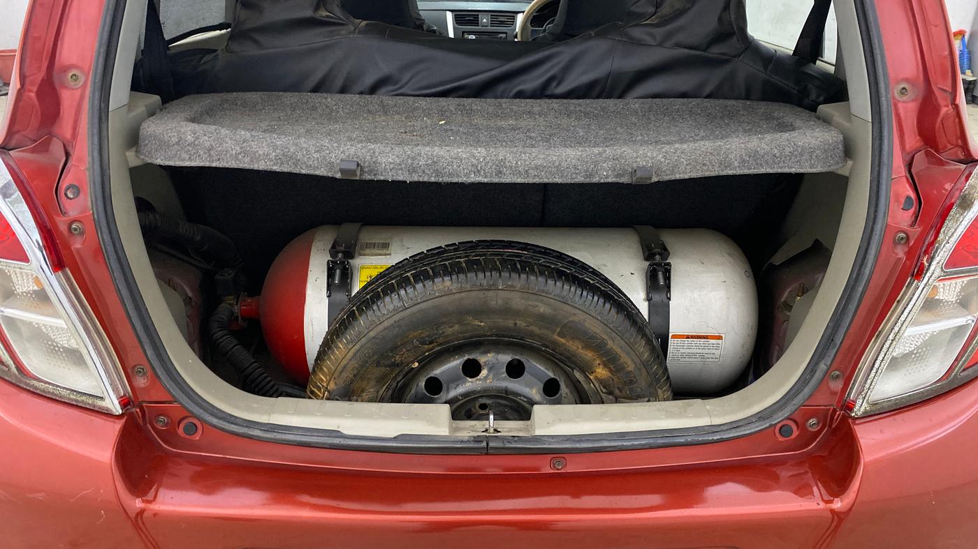 2017 Maruti Celerio VXI CNG, CNG, Manual, 69,390 km, Boot Inside