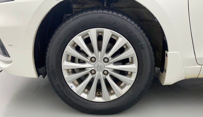 2022 Maruti Ciaz ZETA AT 1.5  SHVS PETROL, Petrol, Automatic, 7,815 km, Left Front Wheel