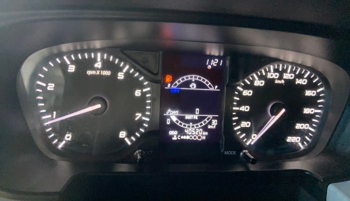 2023 Tata PUNCH PURE MT, Petrol, Manual, 40,505 km, Odometer Image