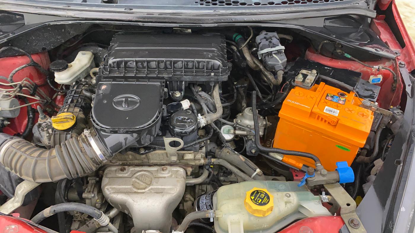 2018 Tata TIGOR XZ (O) PETROL, CNG, Manual, 76,584 km, Engine View - Left