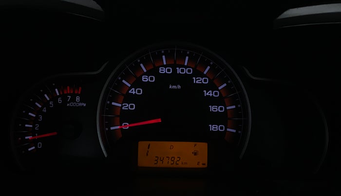 2014 Maruti Alto K10 VXI AMT, Petrol, Automatic, 34,789 km, Odometer Image