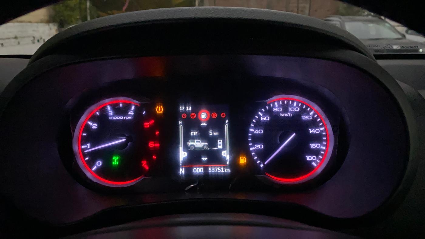 2021 Mahindra Thar LX HARD TOP 4WD MT, Diesel, Manual, 53,705 km, Odometer Image