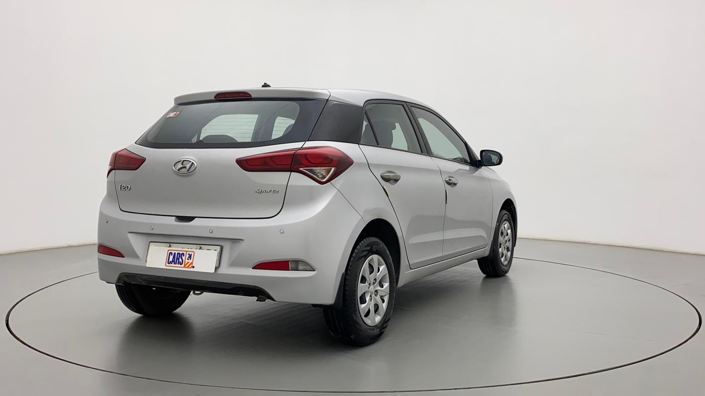 2017 Hyundai Elite i20 SPORTZ 1.2, Petrol, Manual, 1,12,336 km, Right Back Diagonal