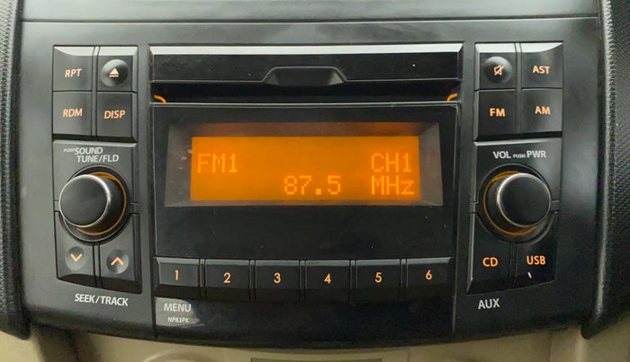 2016 Maruti Swift Dzire VXI, CNG, Manual, 81,632 km, Infotainment System