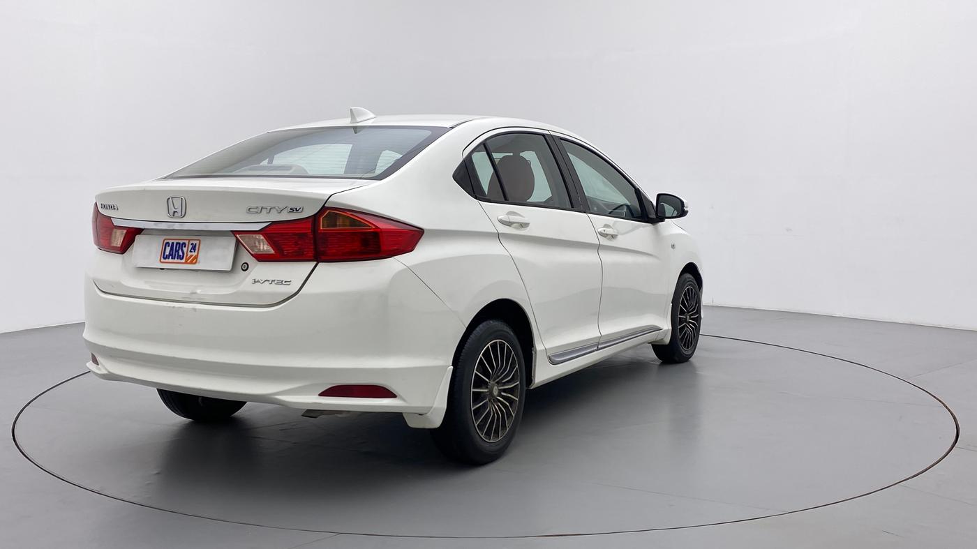 2014 Honda City SV CVT PETROL, Petrol, Automatic, 85,857 km, Right Back Diagonal
