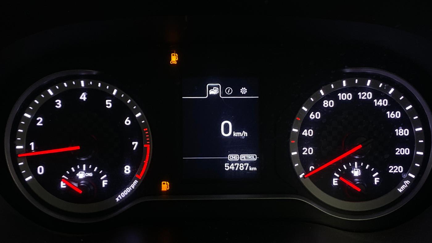 2023 Hyundai AURA SX 1.2 CNG, CNG, Manual, 54,784 km, Odometer Image