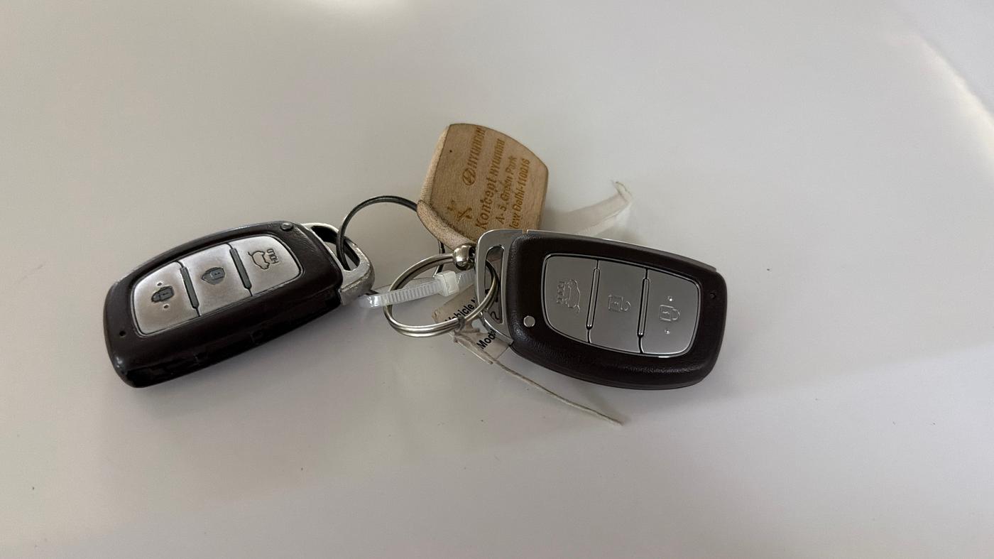 2019 Hyundai Creta SX 1.6 PETROL, Petrol, Manual, 1,18,767 km, Key Close Up