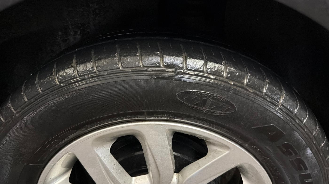 2019 Hyundai Creta SX 1.6 PETROL, Petrol, Manual, 1,18,767 km, Left Rear Tyre Tread