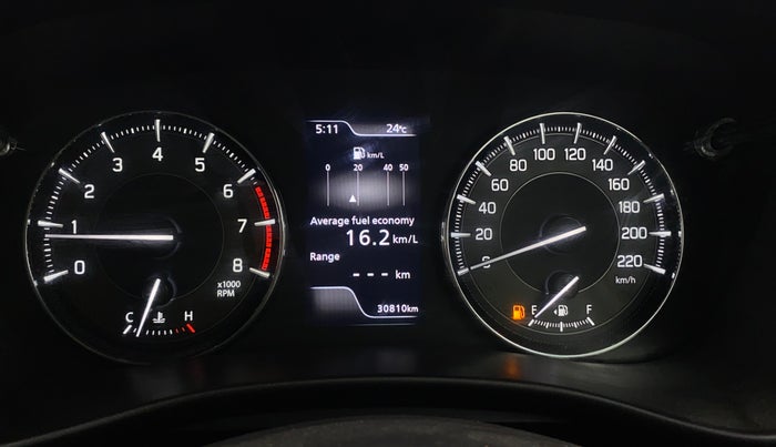 2022 Maruti Baleno ALPHA PETROL 1.2, Petrol, Manual, 30,807 km, Odometer Image