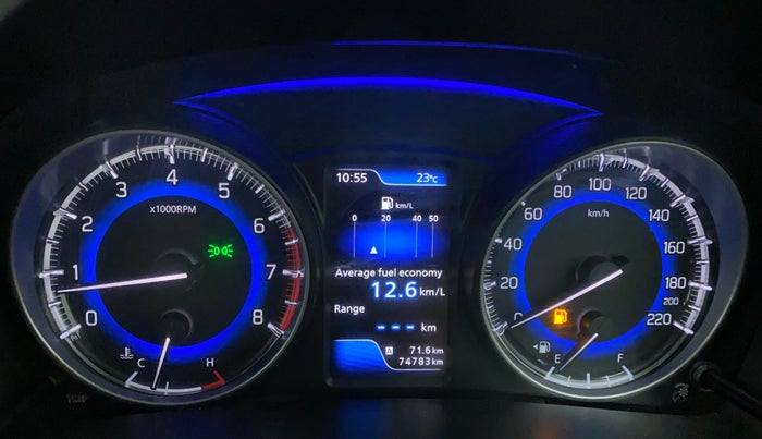 2016 Maruti Baleno ZETA PETROL 1.2, Petrol, Manual, 74,783 km, Odometer Image