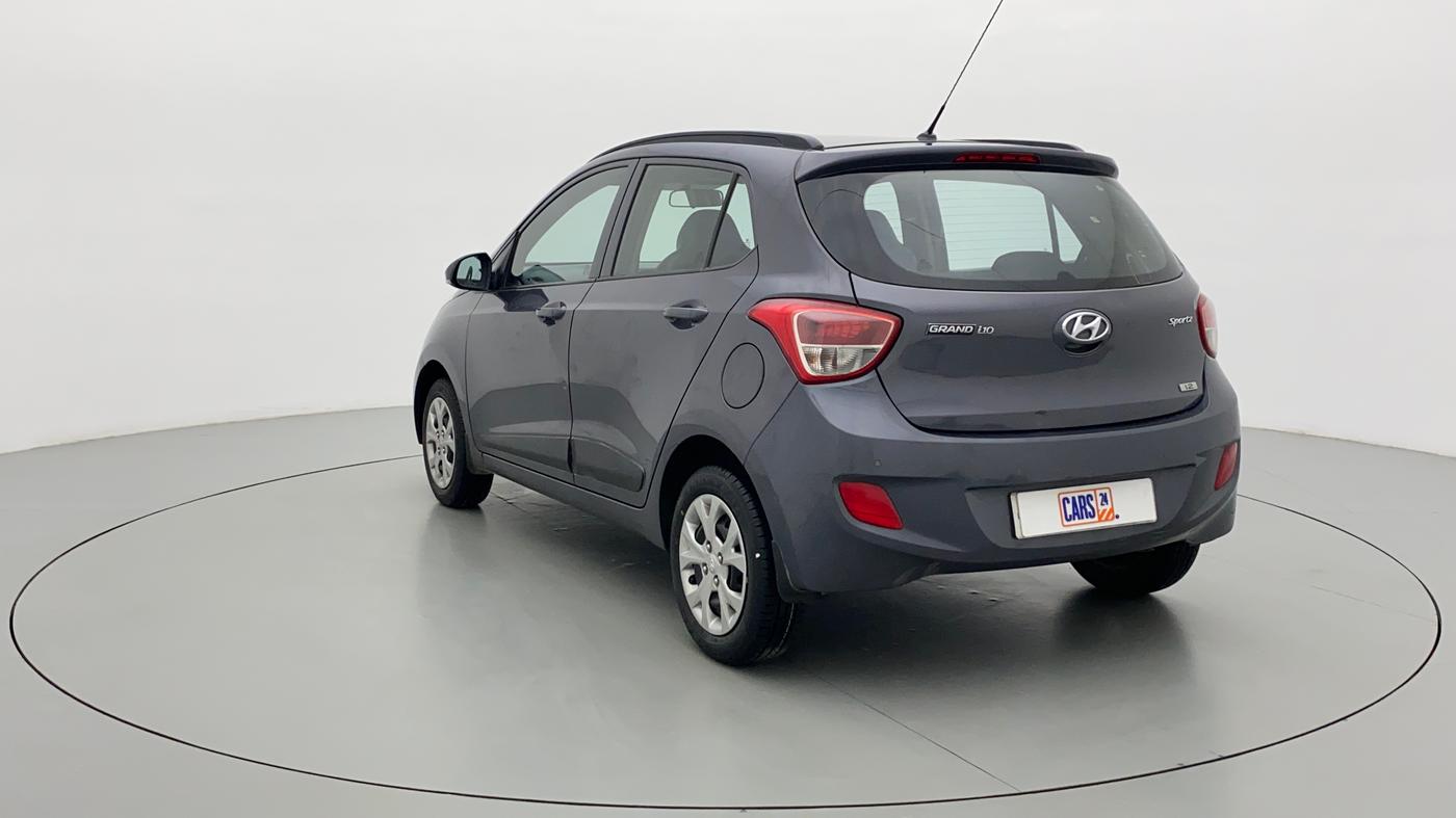 2016 Hyundai Grand i10 SPORTZ 1.2 KAPPA VTVT, Petrol, Manual, 63,132 km, Left Back Diagonal