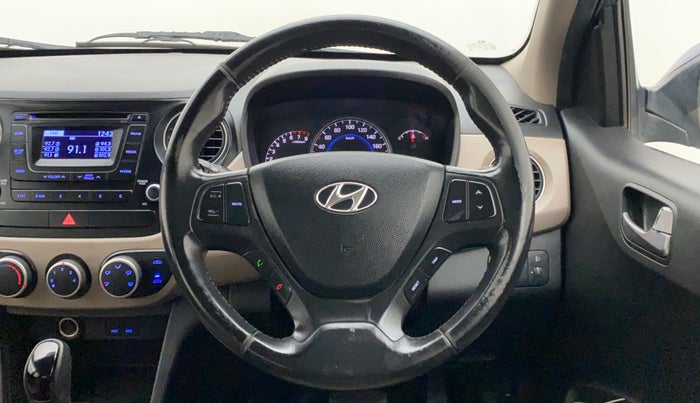 2014 Hyundai Grand i10 ASTA AT 1.2 KAPPA VTVT, Petrol, Automatic, 83,346 km, Steering Wheel Close Up