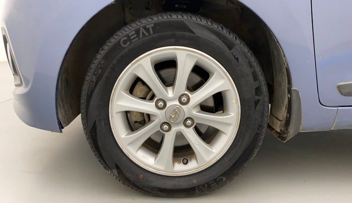 2014 Hyundai Grand i10 ASTA AT 1.2 KAPPA VTVT, Petrol, Automatic, 83,346 km, Left Front Wheel