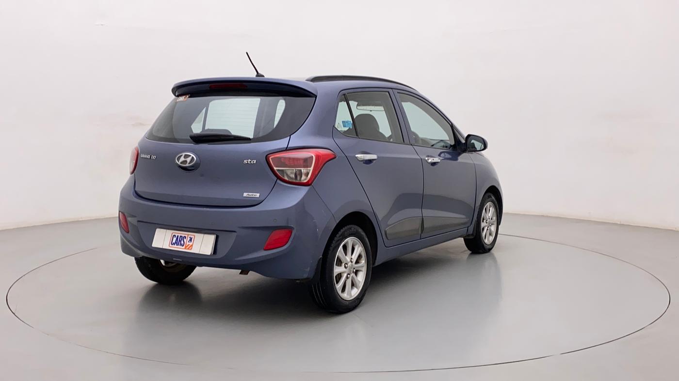 2014 Hyundai Grand i10 ASTA AT 1.2 KAPPA VTVT, Petrol, Automatic, 83,346 km, Right Back Diagonal