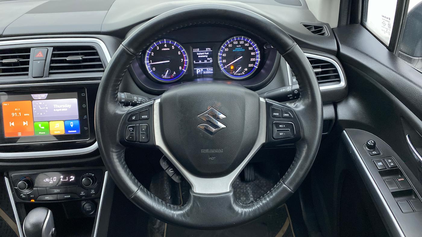 2020 Maruti S Cross ALPHA AT1.5, Petrol, Automatic, 31,557 km, Steering Wheel Close Up