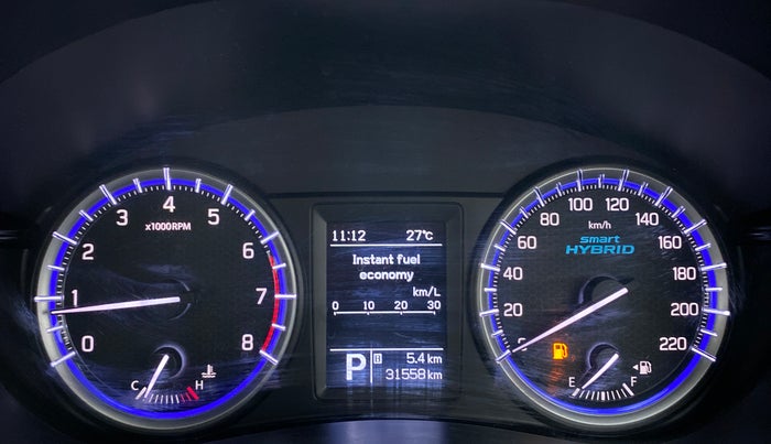 2020 Maruti S Cross ALPHA AT1.5, Petrol, Automatic, 31,557 km, Odometer Image
