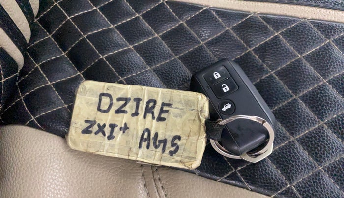 2018 Maruti Dzire ZXI PLUS AMT, Petrol, Automatic, 38,259 km, Key Close Up