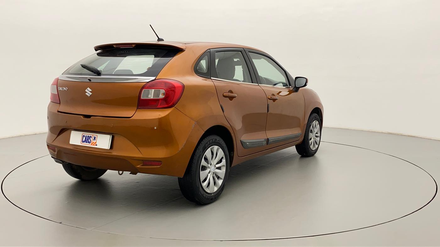 2016 Maruti Baleno DELTA PETROL 1.2, Petrol, Manual, 72,472 km, Right Back Diagonal