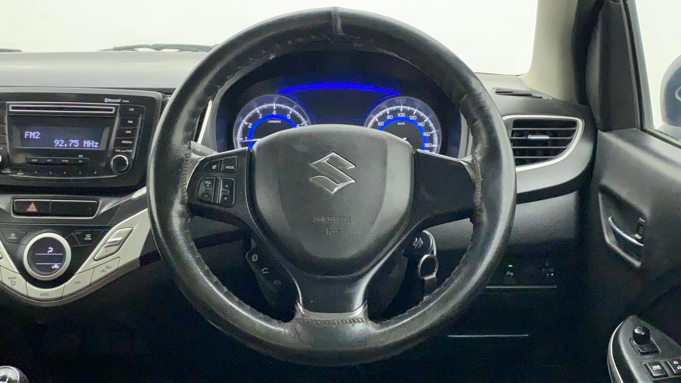 2016 Maruti Baleno DELTA PETROL 1.2, Petrol, Manual, 72,472 km, Steering Wheel Close Up