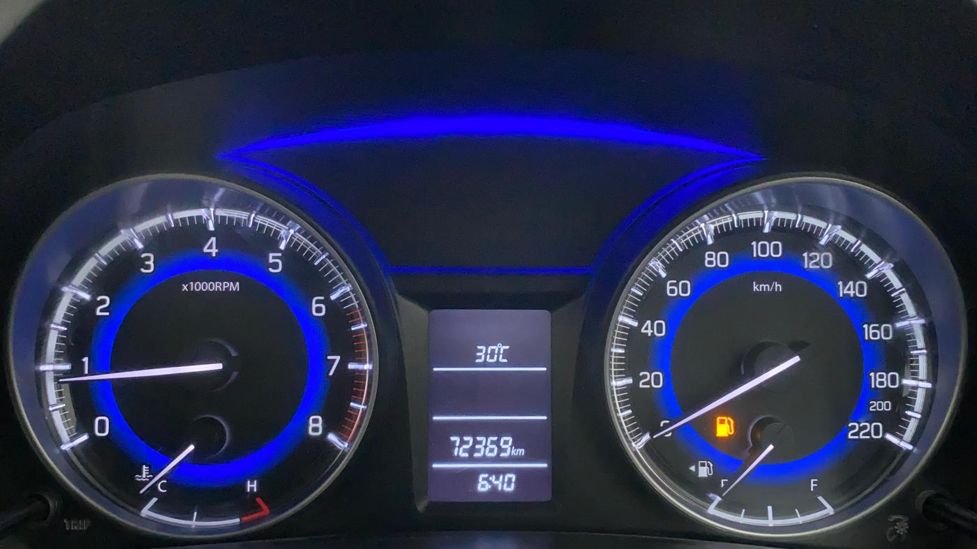 2016 Maruti Baleno DELTA PETROL 1.2, Petrol, Manual, 72,472 km, Odometer Image
