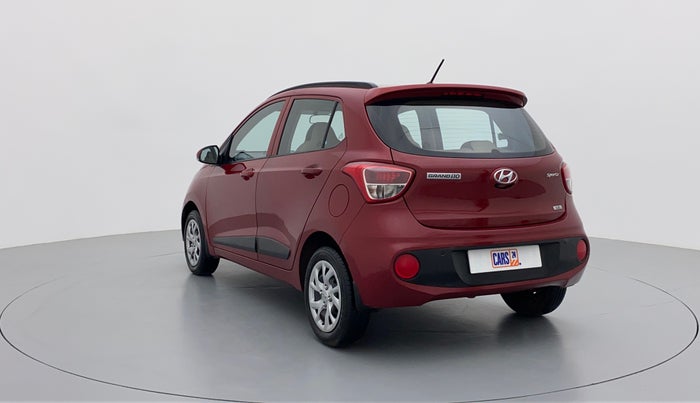 2018 Hyundai Grand i10 SPORTZ 1.2 KAPPA VTVT, Petrol, Manual, 13,696 km, Left Back Diagonal (45- Degree) View