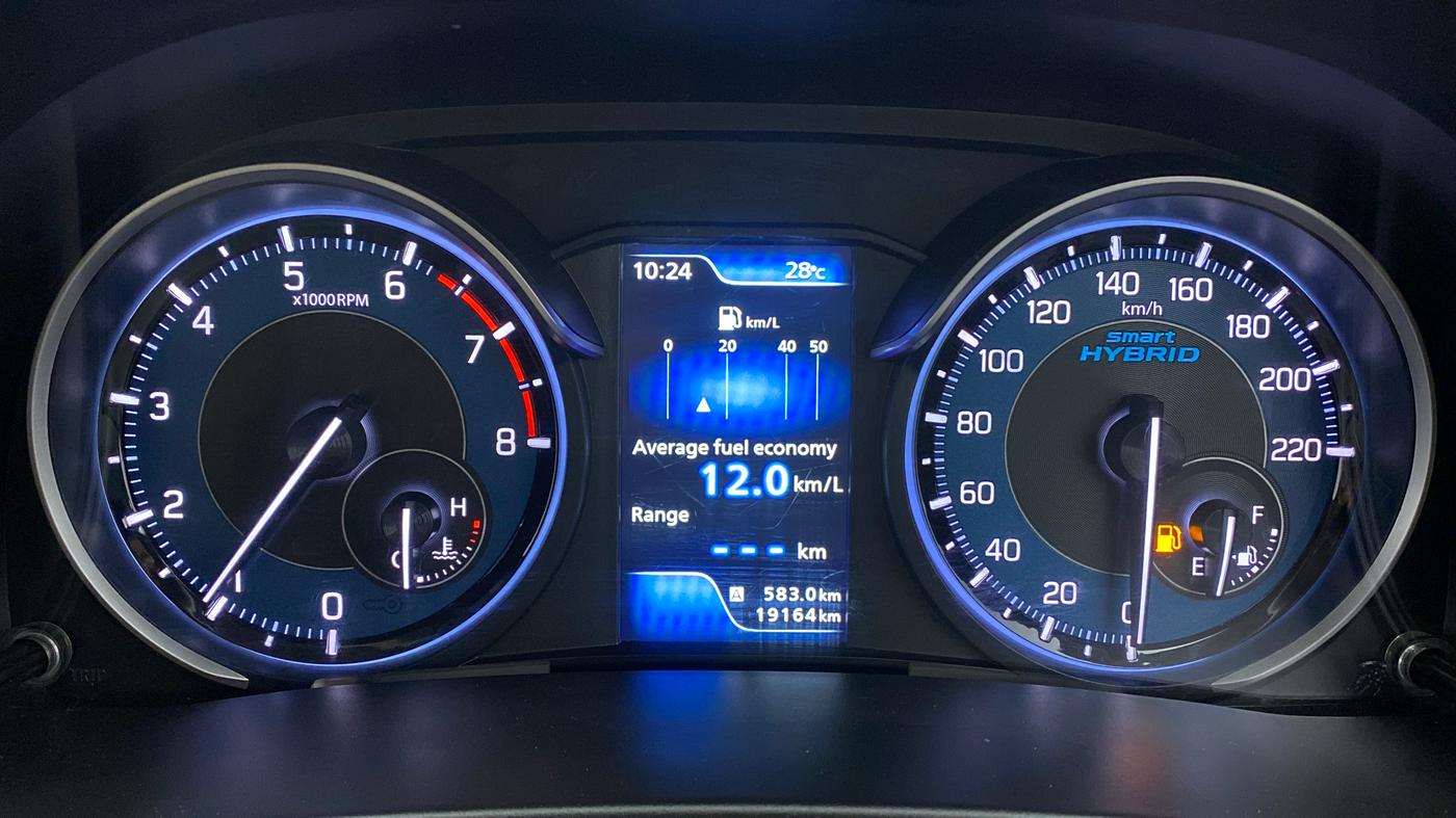 2021 Maruti Ertiga ZXI+ SHVS, Petrol, Manual, 19,164 km, Odometer Image