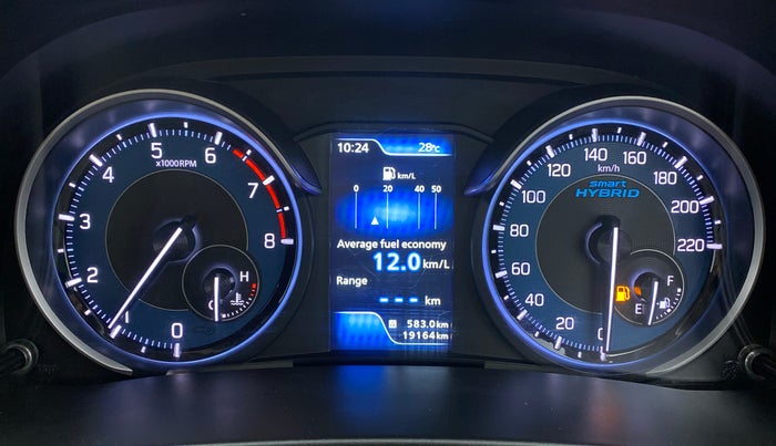 2021 Maruti Ertiga ZXI+ SHVS, Petrol, Manual, 19,164 km, Odometer Image