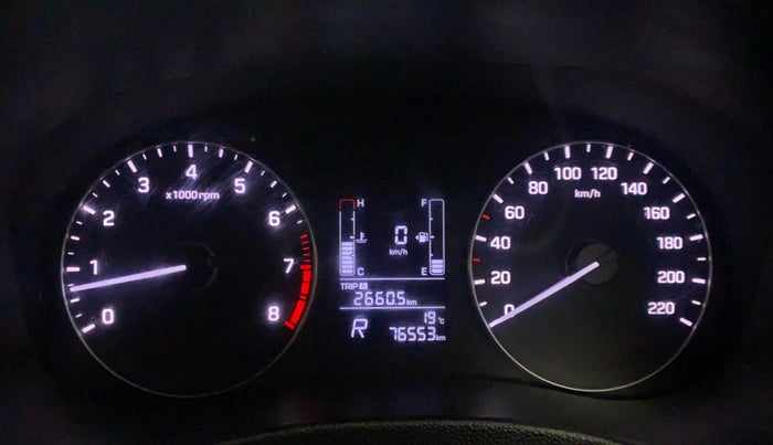 2019 Hyundai Creta SX AT 1.6 PETROL, Petrol, Automatic, 76,513 km, Odometer Image