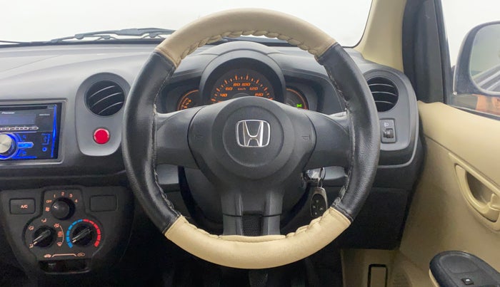 2014 Honda Amaze 1.2L I-VTEC E, Petrol, Manual, 51,663 km, Steering Wheel Close Up