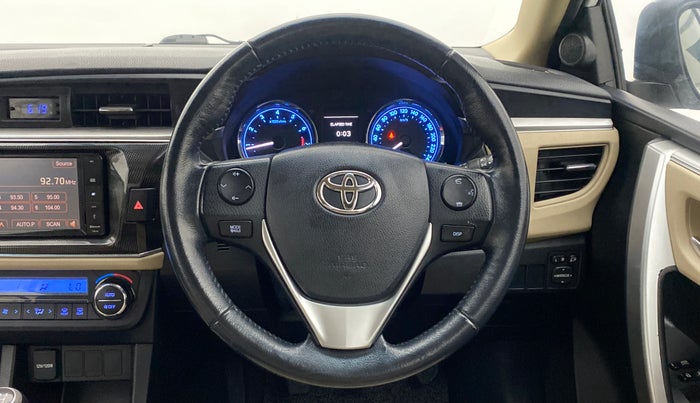 2015 Toyota Corolla Altis GL, Petrol, Manual, 45,170 km, Steering Wheel Close Up