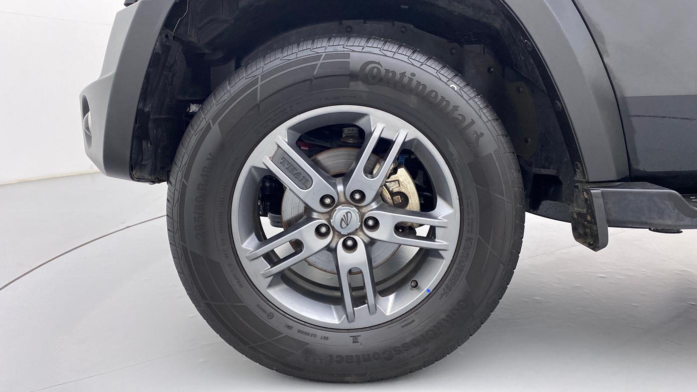 2021 Mahindra Thar LX PETROL HT 4WD AT, Petrol, Automatic, 5,918 km, Left Front Wheel