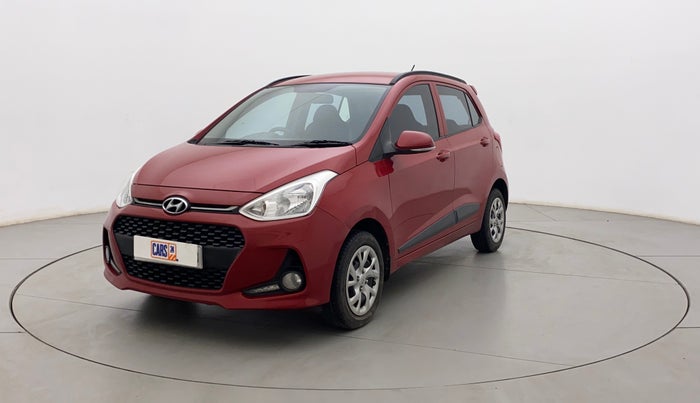 2019 Hyundai Grand i10 SPORTZ 1.2 KAPPA VTVT, Petrol, Manual, 19,591 km, Left Front Diagonal