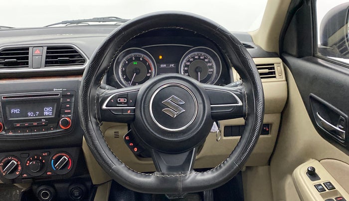2017 Maruti Dzire VXI AMT, Petrol, Automatic, 28,373 km, Steering Wheel Close Up