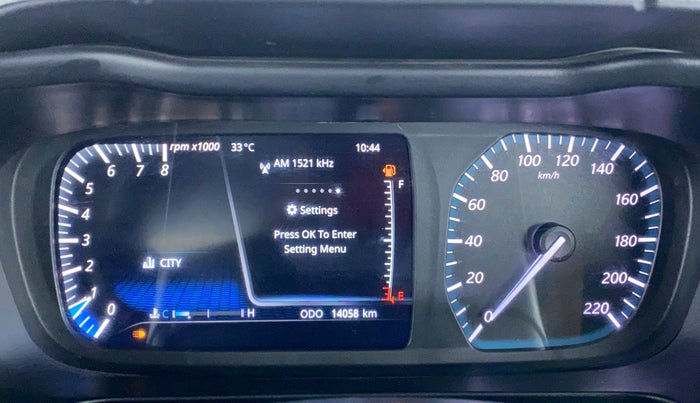 2020 Tata ALTROZ XZ 1.2, Petrol, Manual, 14,162 km, Odometer Image