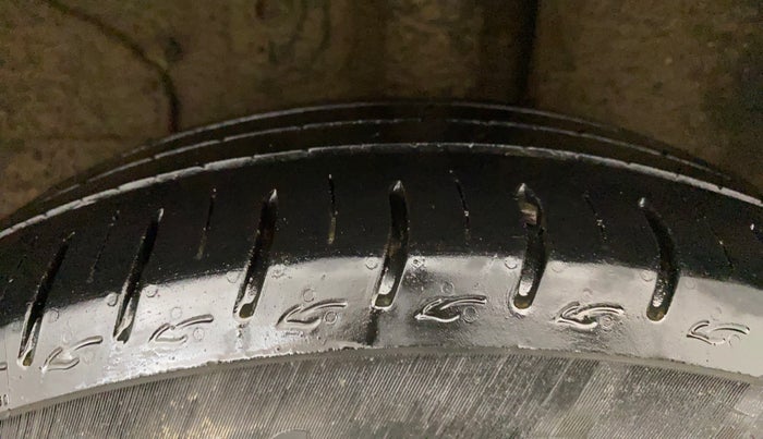 2023 Tata ALTROZ XZA + SUNROOF, Petrol, Automatic, 33,944 km, Left Rear Tyre Tread